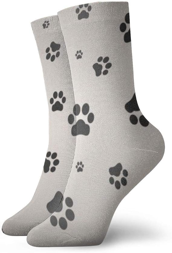 Dog Paw Print Classics Compression Socks Sport Athletic 11.8Inch(30Cm