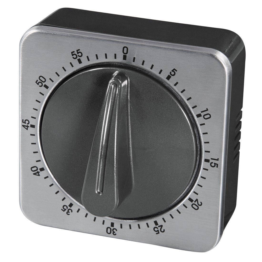 Xavax 95303 1-Piece Mechanical Kitchen Timer, Silver