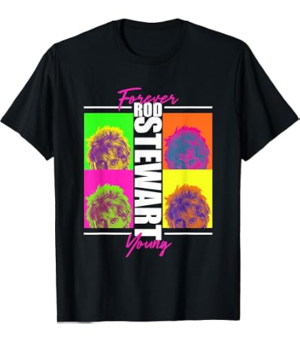 Amazon.com: Rod Stewart Official Rock The Holidays T-Shirt T-Shirt