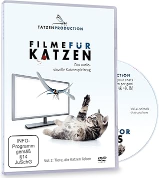 Schleiter Jauernig Sj Kdvd Filme Fur Katzen Das Audio Visuelle Katzenspielzeug Vol 1 Tiere Die Katzen Lieben Katzenliebhaber Und Katzenfans Mehrfarbig 200 G Amazon De Drogerie Korperpflege