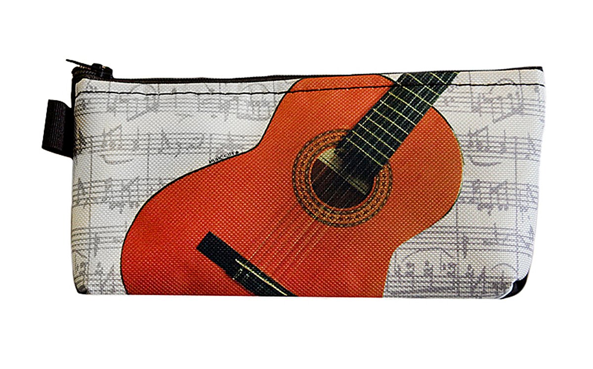Pencils case - Theme Guitar - in nylon - waterproof