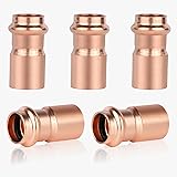 (Pack of 5) EFIELD 1" FTG x 3/4" Copper Press Fit