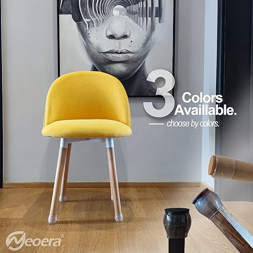 Neoera Chair Leg Covers to Protect Floors (Square Large Brown