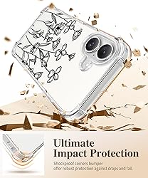 GVIEWIN for iPhone 16 Case, with Screen Protector