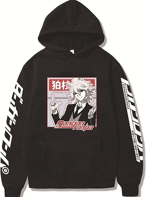 Amazon ダンガンロンパ モノクマ パーカー セーター 長袖 フード付き カジュアル かっこいい 人気アニメ コスプレ衣装 イベント仮装 レディース メンズ 大人 男女兼用 春秋冬用 おしゃれ コスプレ 仮装 通販