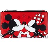 Loungefly Disney Mickey and Minnie Valentines Flap Wallet Mickey And Minnie Mouse One Size