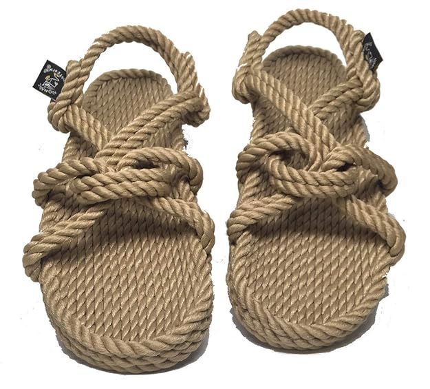 Nomadics Mountain Momma Unisex-Erwachsene Sandale aus Seil Camel