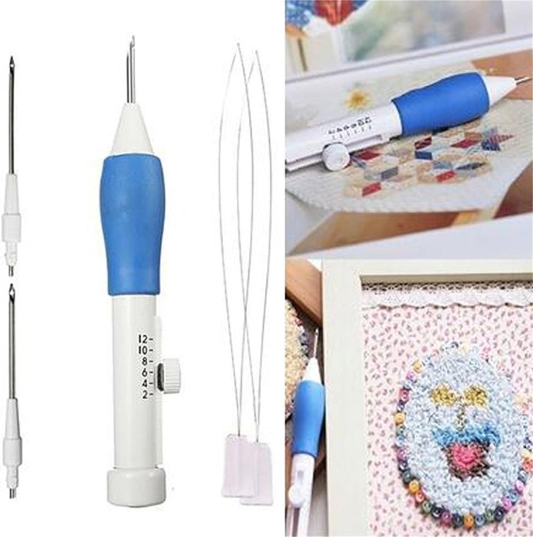 Gragas 1.3/1.6/2.2mm DIY Sewing Diameter Embroidery Magic Embroidery Pen Clothing Punch Needle Tools