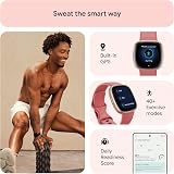 Fitbit Versa 4 Fitness Smartwatch GPS 6-Day Battery Pink Sand Copper Rose view 3