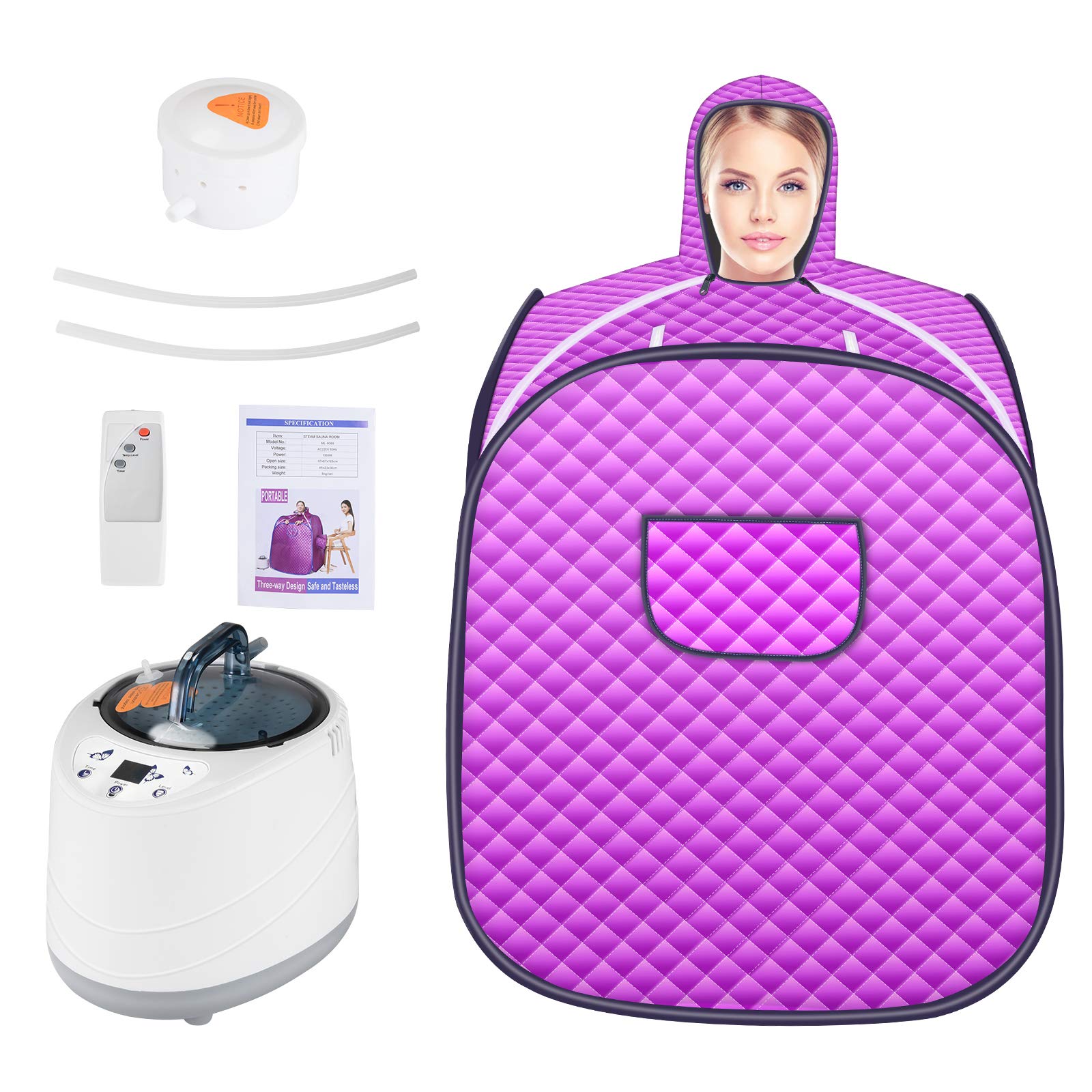 TOPQSC Portable Personal Sauna Tent Full Body Spa,Steam Sauna, Sauna