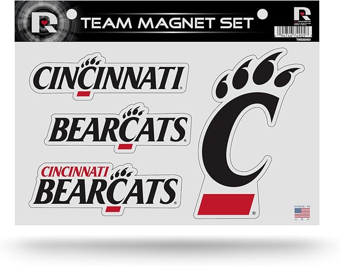 NCAA Die Cut Team Magnet Set Sheet