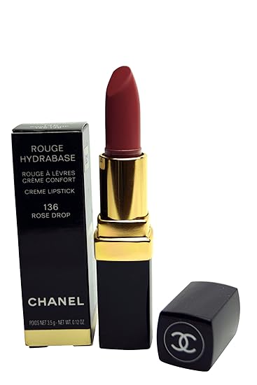 Chanel Rouge Hydrabase Crème Lipstick 136 Rose Drop 35g012oz