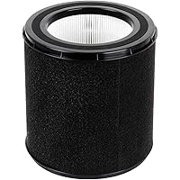 WuYan AC4700 Filter Compatible with Germ Guardian FLT4700/AC4700 360°Air Purifier True HEPA Replacement Filters for AC4700BDL