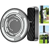 Buinblu Magnetic Golf Cart Phone Holder Compatible with MagSafe iPhone 17 Pro Max Air 16 15 14 13 12 Series, Fits EZGO, Yamaha, Club Car, Icon, Golf Cart Accessories Gift for Famliy & Friend