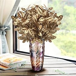 Fake Plants, CATTREE Artificial Plant Gold Plastic