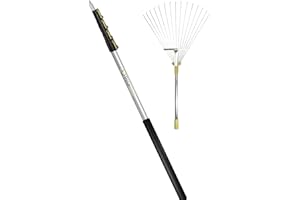 DOCAZOO - DocaPole Roof and Yard Rake Extension Pole - Adjustable, Telescopic, Clean Leaves, Sticks and Debris - 7 to 30 Foot