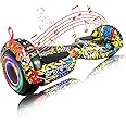 SIMATE Scooter, Bluetooth & Corlorful LED Lights, Gifts for Kids & Adults & Girls & Boys, for All Ages