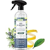 Therapy Clean All Purpose Cleaning Spray - Juniper & Lemon Zest 24 fl. oz - 100% Natural Scent, Kitchen Surface Counter, Surface Cleaner, Non Toxic All Purpose Cleaner Spray
