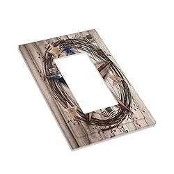 Outlet Covers Rustic Western American Flag Barn