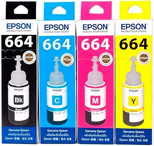 EPSON- 4 Tintas para L120 L220 L310 L395 L575 L565 Kit Especial DECME :  Amazon.com.mx: Oficina y papelería