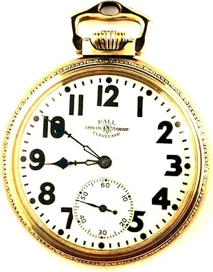 Reloj de Bolsillo Vintage para Hombre, diseño de balón de Illinois ...