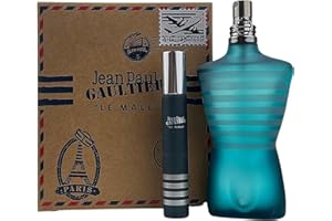 Le Male 2 PC Gift Set for Men by Jean Paul Gaultier (EDT 4.2 oz + EDT 0.68 oz)