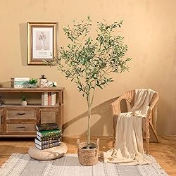 Artificial Olive Tree for Living Room Decor, 6FT