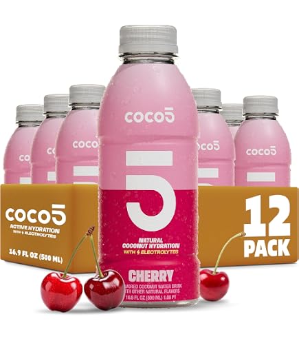 Amazon.com : Coco5 All Natural Coconut Water, Limon, 12 Count by