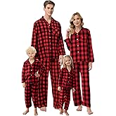 Schbbbta Family Matching Pajamas Holiday Sleepwear Long Sleeve Pjs Sets