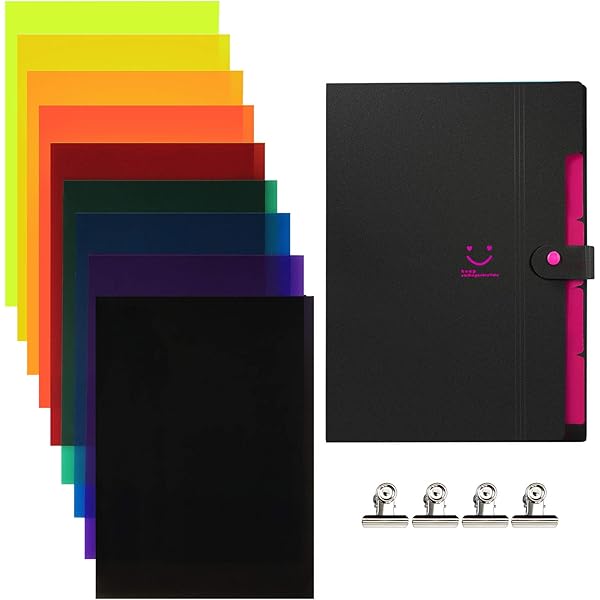16 Pack Colored Overlays Transparency Color Film Plastic Sheets Correction Gel Light Filter Sheet 20 By 20cm 8 Assorted Colors Amazon Sg Electronics