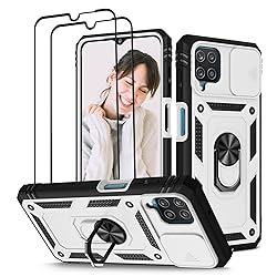 Jeylly Galaxy A12 Case with Slide Camera
