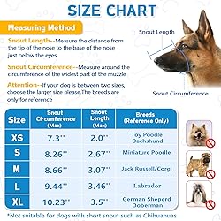 PAWFUN Dog Muzzle, Soft Mesh No Barking Pet Muzzles