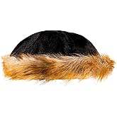 Dress Up America Mini Shtreimel - Jewish Fur hat - Great for Halloween, Purim and Year-Round - Traditional Jewish Headgear for Kids - Brown