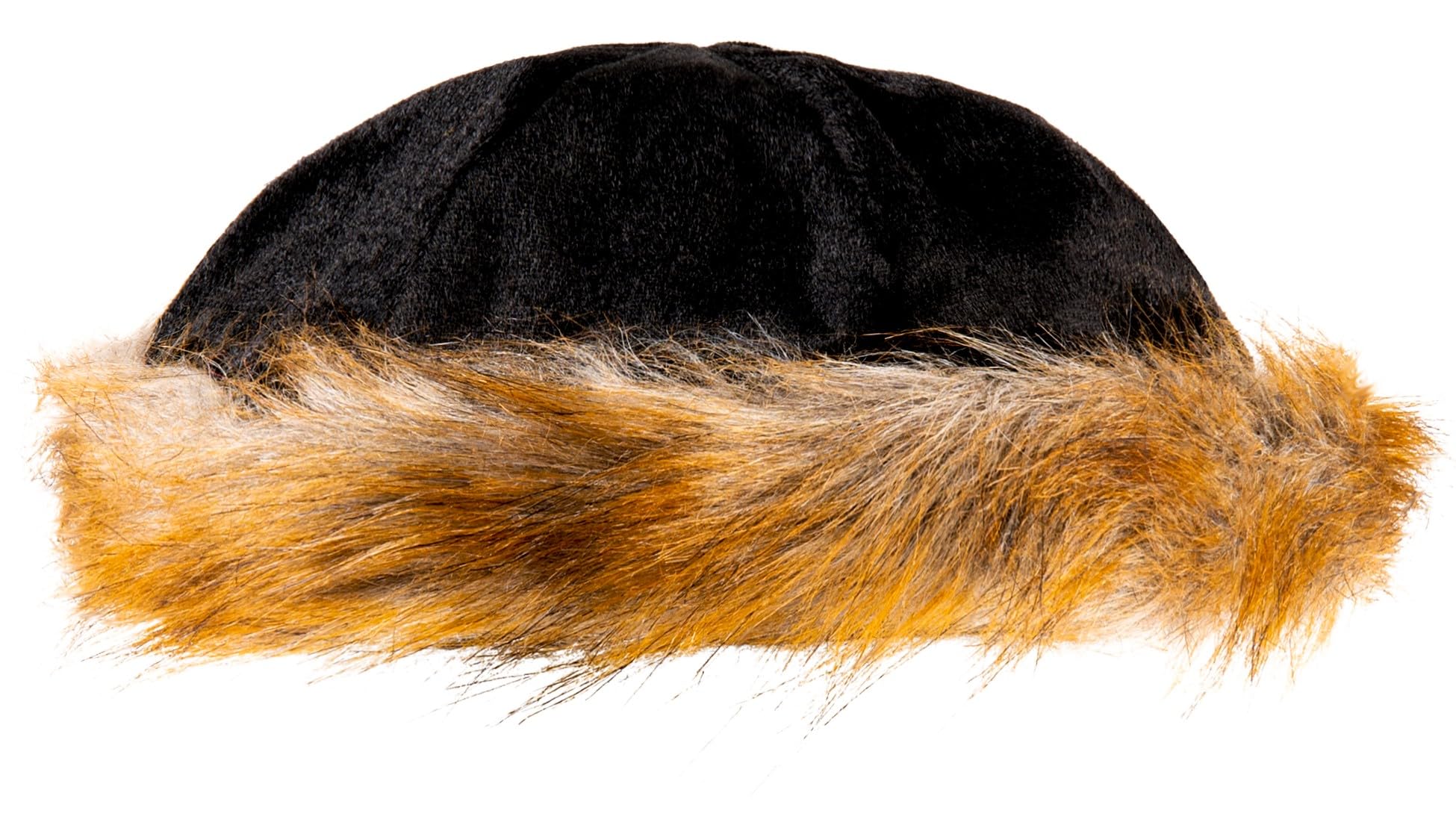 Dress Up America Mini Shtreimel Jewish fur hat - For Halloween, Purim and year-round