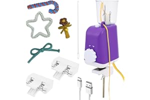 UKQRRTC Knitting Machine, Knitting Set, Automatic Design, Dual Weight Tension System, Easy to Use, Create Pretty Crafts, Idea