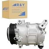RYC New Automotive Air Conditioning Compressor and A/C Clutch AIH314 | Fits Jeep Cherokee 2.4L 2014-2020; Fits Chrysler 200 2.4L 2015-2017