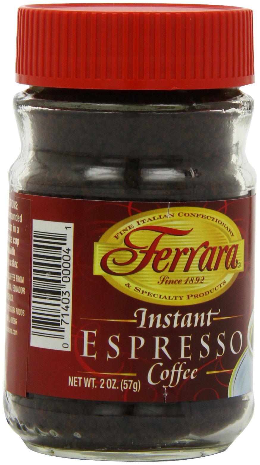Ferrara Instant Espresso Coffee, 2Ounce Glass Jars (Pack of 6) eBay