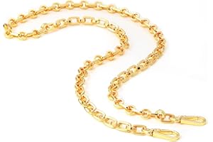 jiesinlov Purse Chain Strap CrossBody Handbag Shoulder Bag Strap Replacement Straps, with Metal Buckles (E 35.4in)