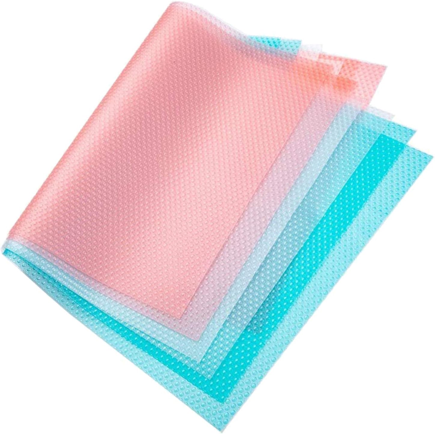 6 Pcs Shelf Mats Washable Fridge Mats Liners Waterproof