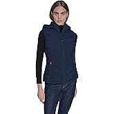 Calvin Klein Women's Lightweight Hooded Puffer Vest – Quilted Stretch Winter Outerwear With Zipper Pockets