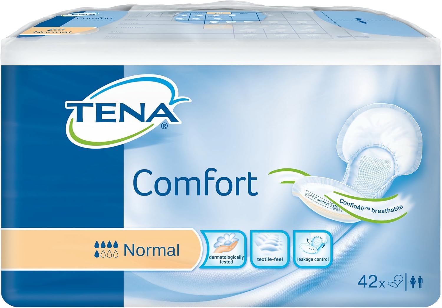 Tena Comfort Normal Pads - Pack of 42 