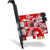 Inateck 2 Port PCIe USB 3.0 Card with Internal USB 3.0 20-Pin Connector - Expand Another Two USB 3.0 Ports, Compatible Mac Pr