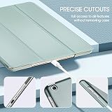 ProCase iPad 10.2 Case 9th 8th 7th Gen Slim Translucent Back Light Grey view 6