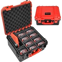 Amazon.com: LOTOCASE Case for Milwaukee Battery - Waterproof Hard
