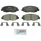BOSCH BC465A QuietCast Premium Ceramic Disc Brake Pad Set - Front | Compatible with Select Acura EL; Honda Civic