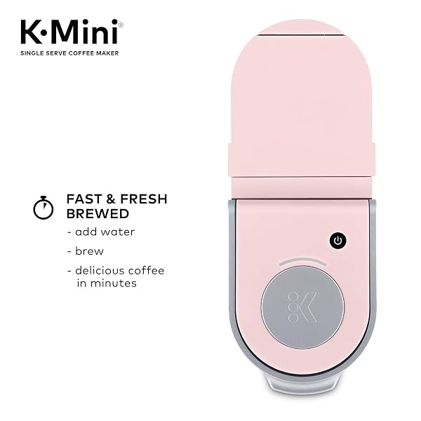 KEURIG K-MINI SINGLE SERVE K-CUP POD COFFEE MAKER, 6 TO 12OZ BREW SIZE, WITH CORD STORAGE, PERFECT FOR SMALL SPACES, DUSTY ROSE