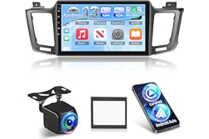 [4+64G] Android 13 Car Radio for Toyota RAV4 2013-2018 - Wireless Carplay and Android Auto - 10.1 Inch 1280 * 720 HD Touchscr