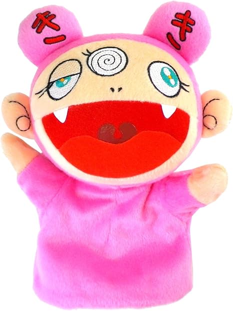 Amazon 村上隆 むらかみ たかし パペット ぬいぐるみ かいかい きき アートキャラ カイカイ キキ 手乗り 人形 子供 おもちゃ きき ぬいぐるみ おもちゃ