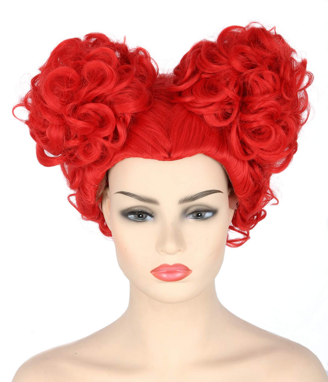 Topcosplay Women's Wig Red Brown Wig Halloween Costume Cosplay Wigs (Red)