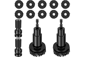 Wheel Hub Cleaning Kit, tud Rust Removal Tool, Brake Hub Resurfacing Kit, Including Grinding Head Adapter and Pads Chassis Br